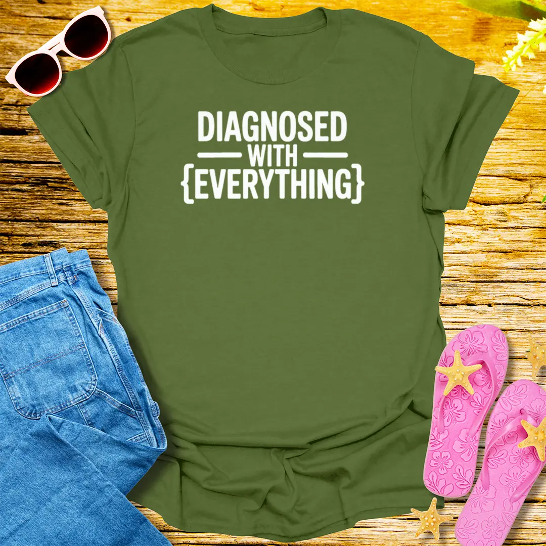Fermented Personality Disorder T-Shirt - Military Green