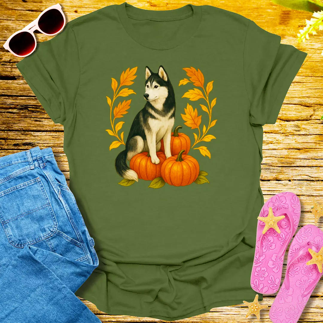 Autumn Husky T-Shirt - Military Green