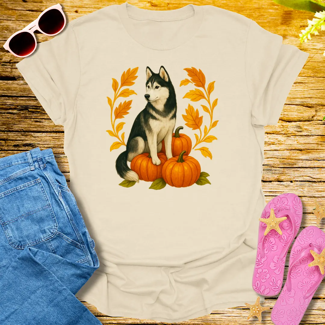 Autumn Husky T-Shirt - Natural