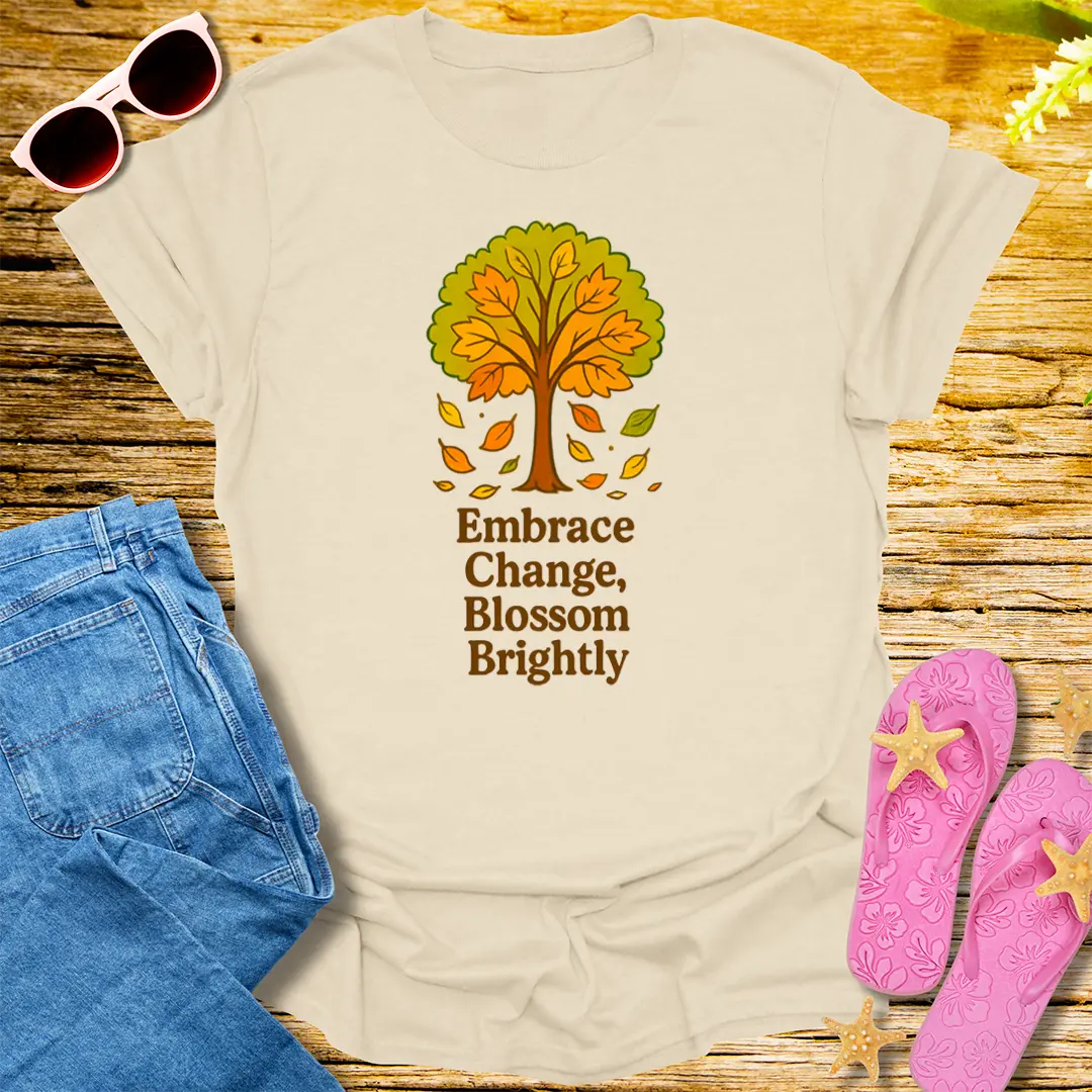 Blossom Brightly T-Shirt - Natural