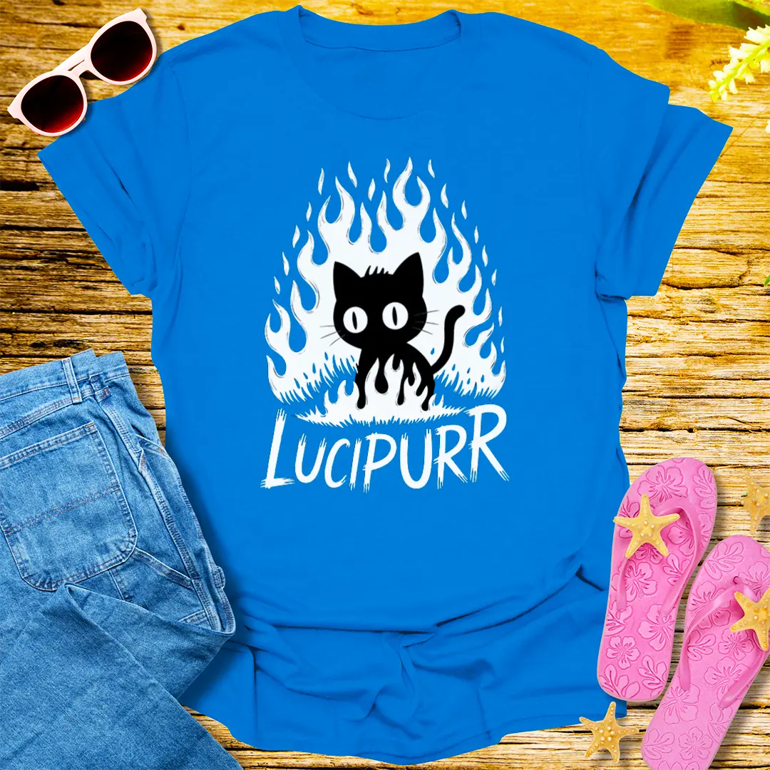 Lucipurr Inferno T-Shirt - Royal