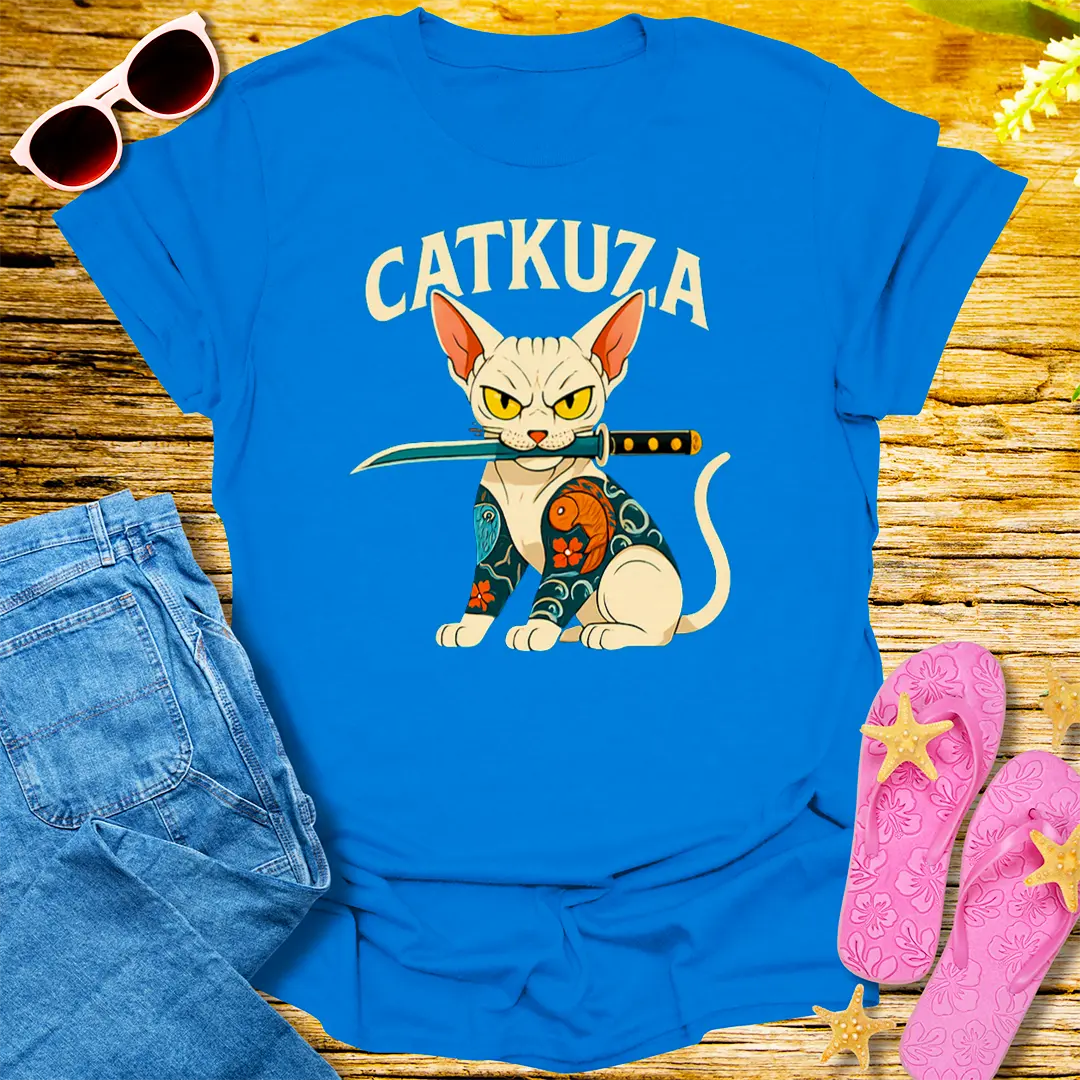 Catkuza Warrior T-Shirt - Royal