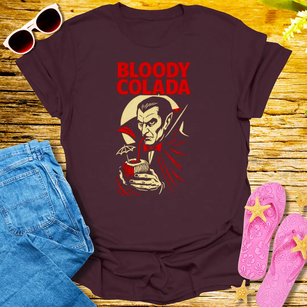 Bloody Colada T-Shirt - Dark Chocolate