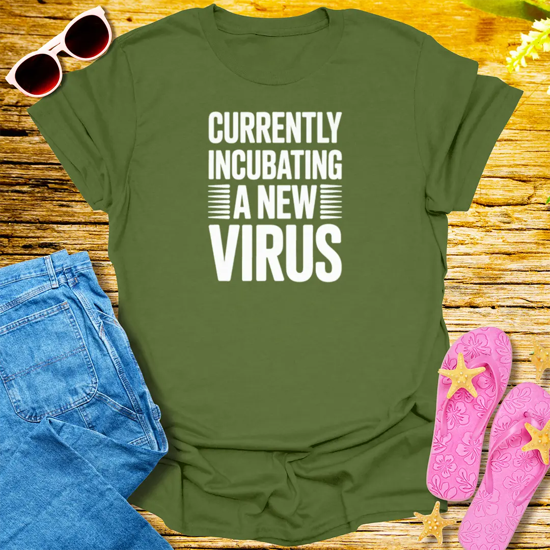 Fermented Personality Disorder T-Shirt - Military Green