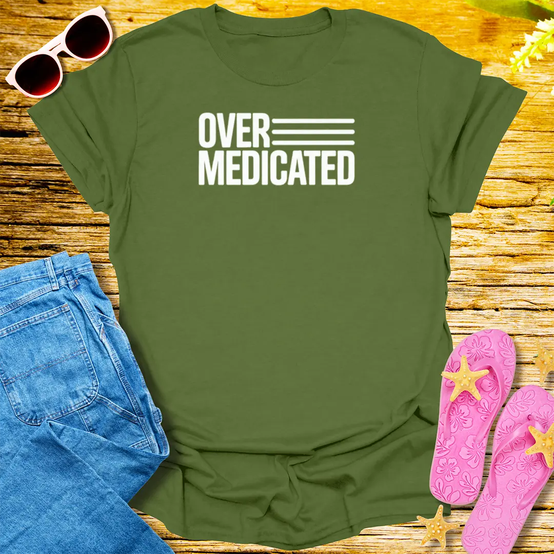 Fermented Personality Disorder T-Shirt - Military Green