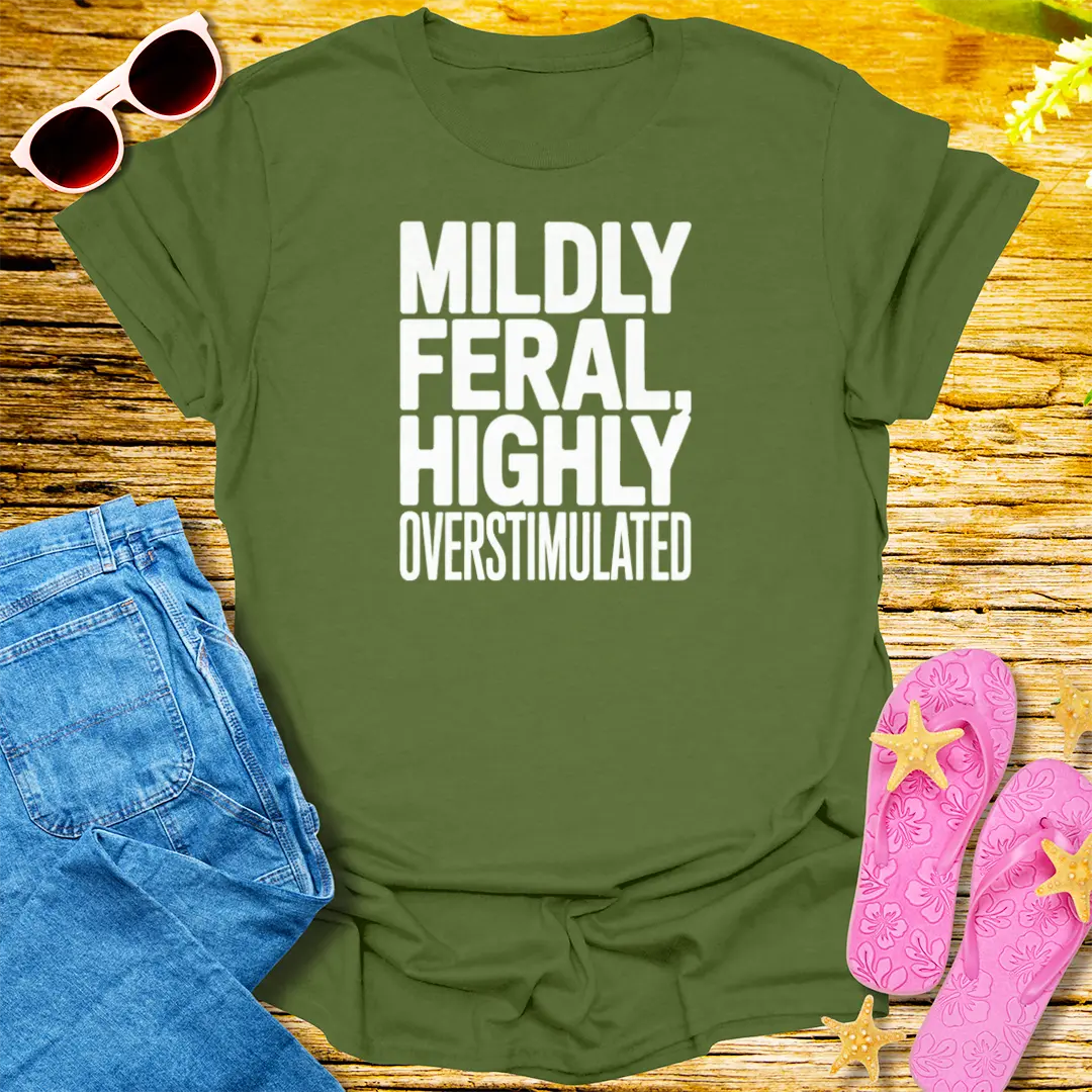 Fermented Personality Disorder T-Shirt - Military Green