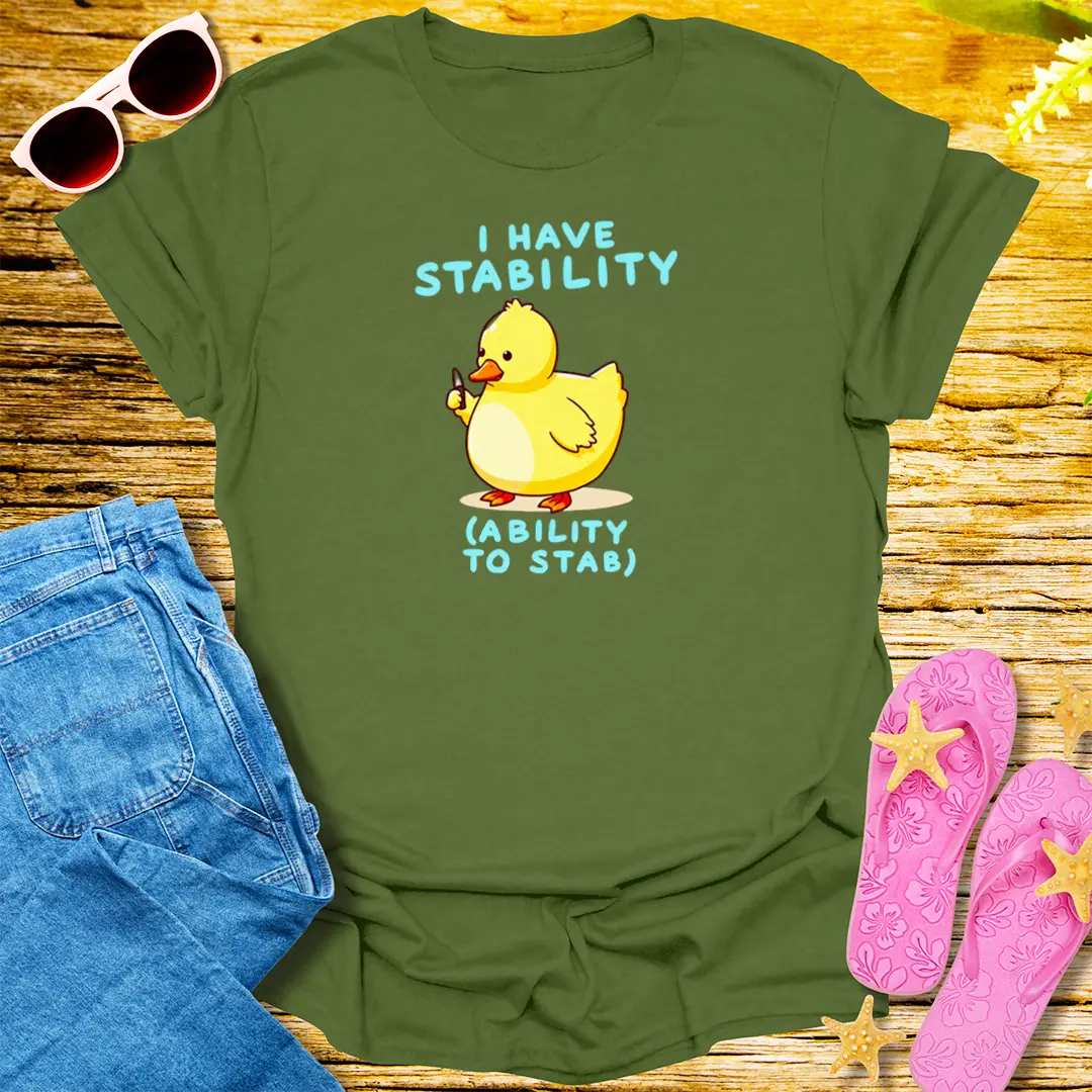 Fermented Personality Disorder T-Shirt - Military Green