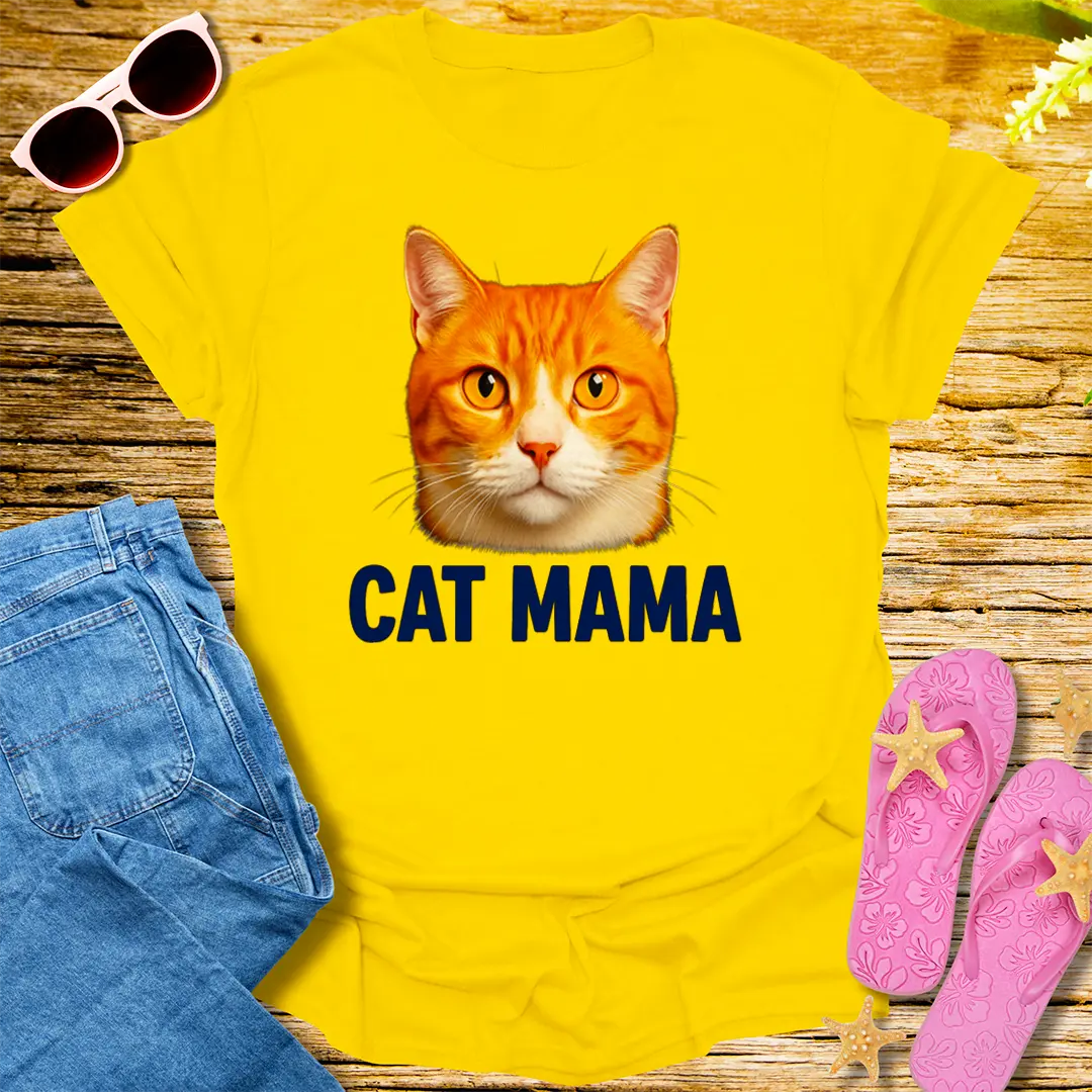 Cat Mama T-Shirt - Daisy