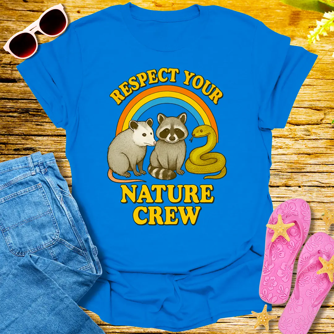 Respect Your Nature Crew T-Shirt - Royal