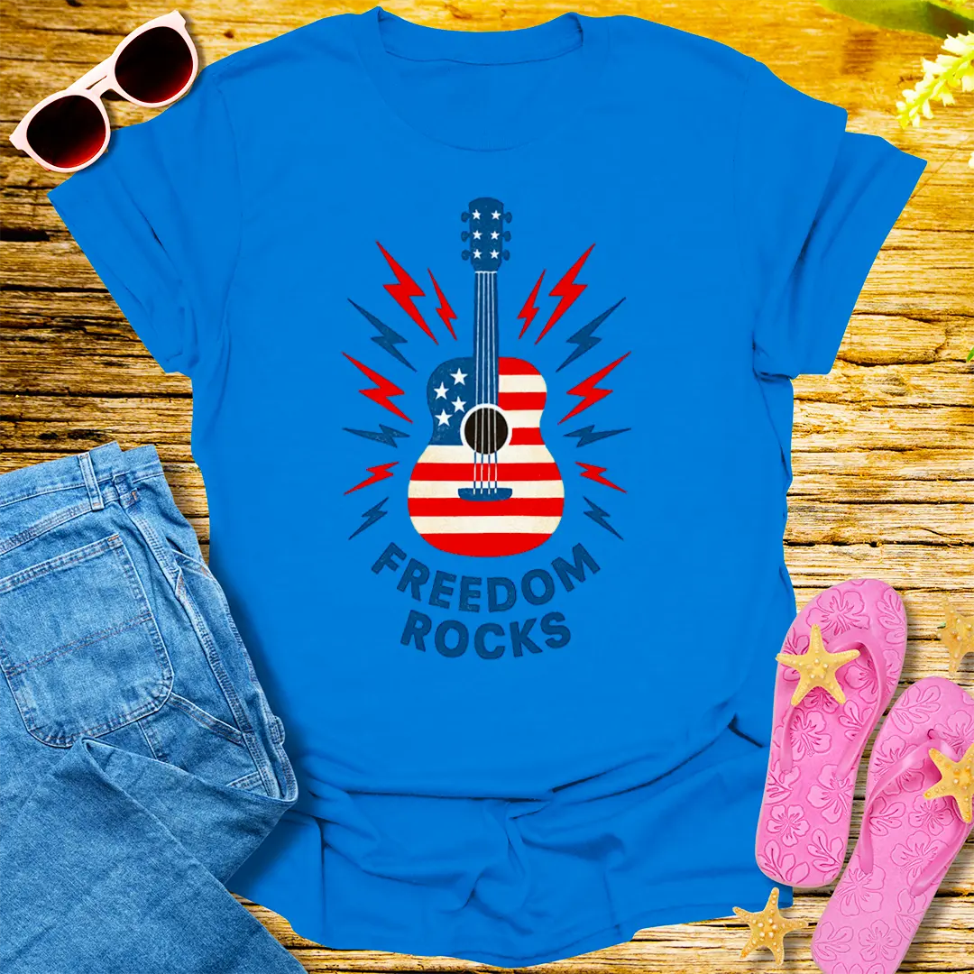 Freedom Rocks T-Shirt - Royal