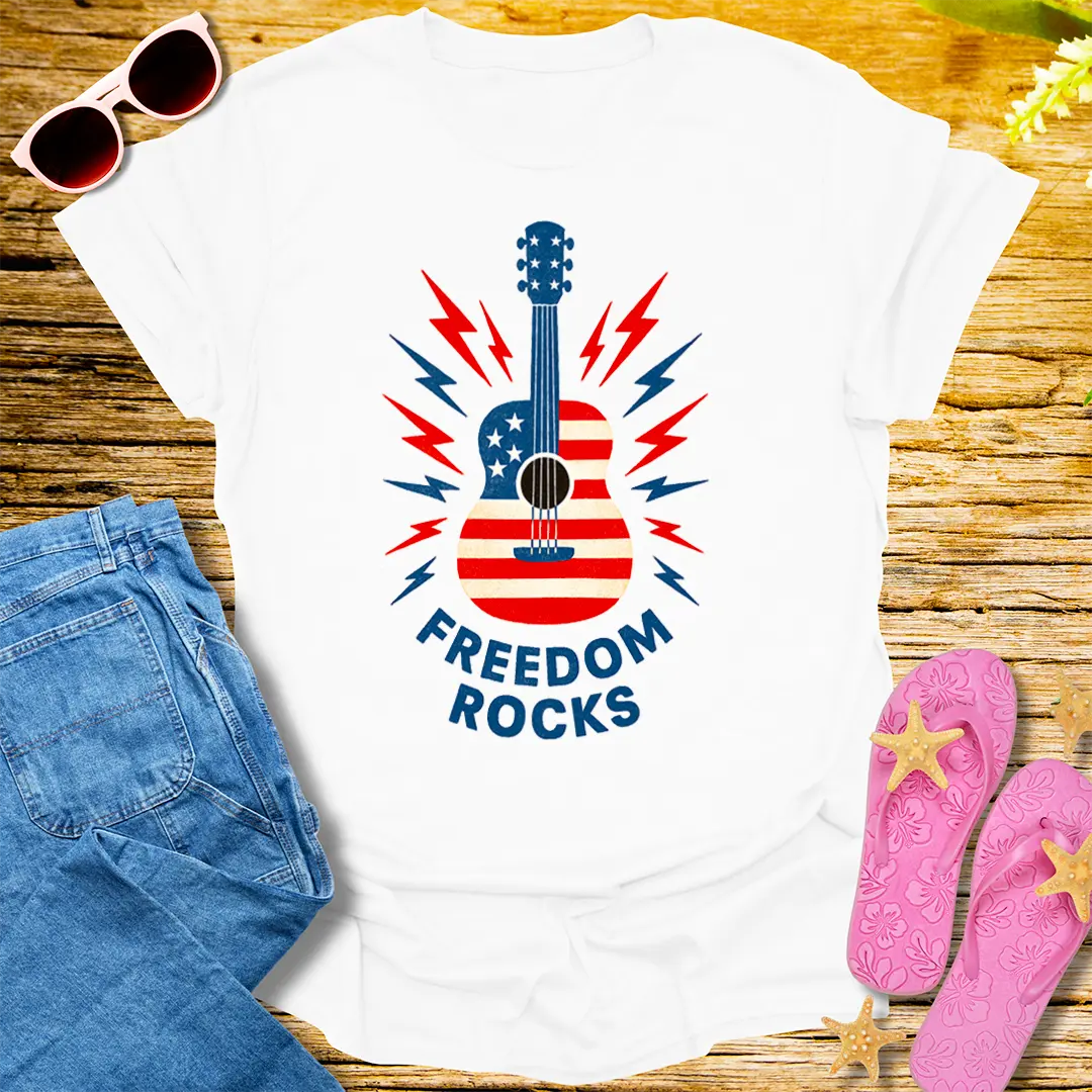 Freedom Rocks T-Shirt - White