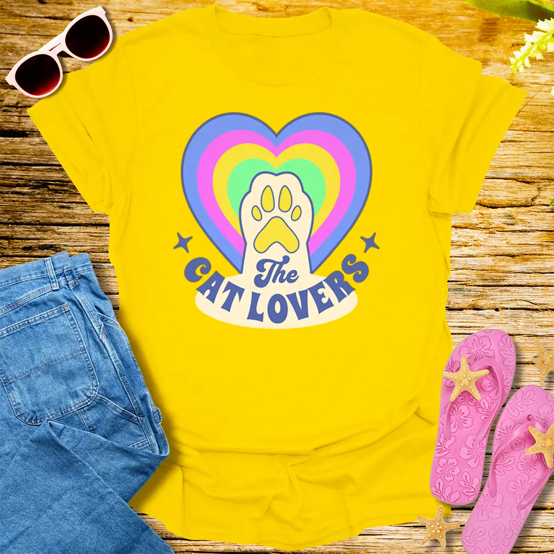 The Cat Lovers T-Shirt - Daisy