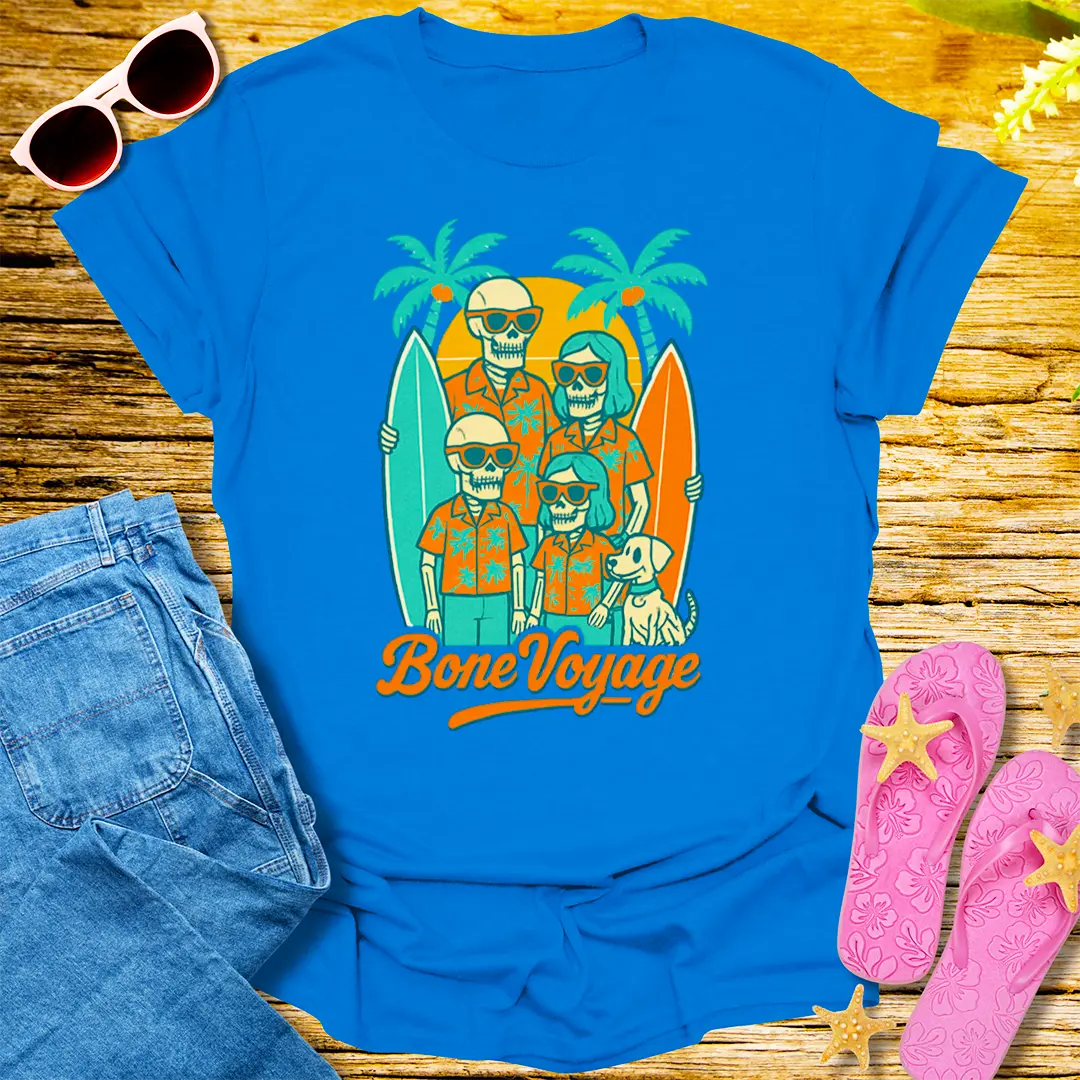 Bone Voyage T-Shirt - Royal