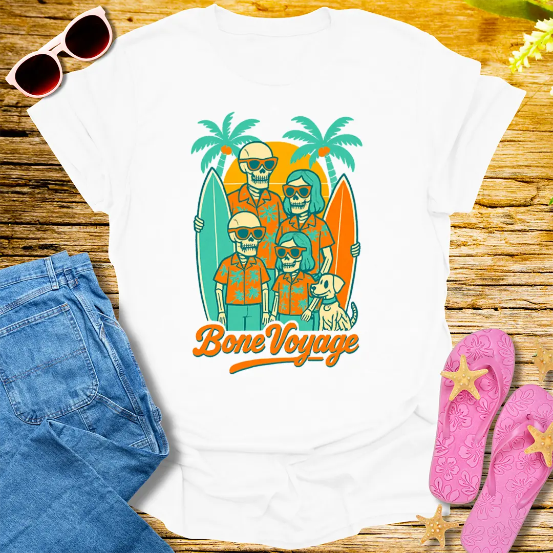 Bone Voyage T-Shirt - White