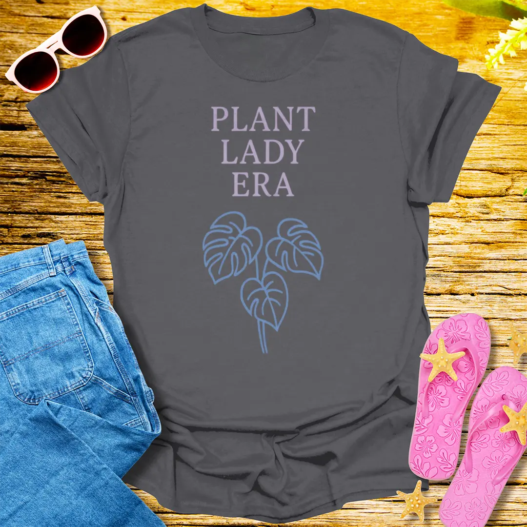 Plant Lady Era T-Shirt - Charcoal