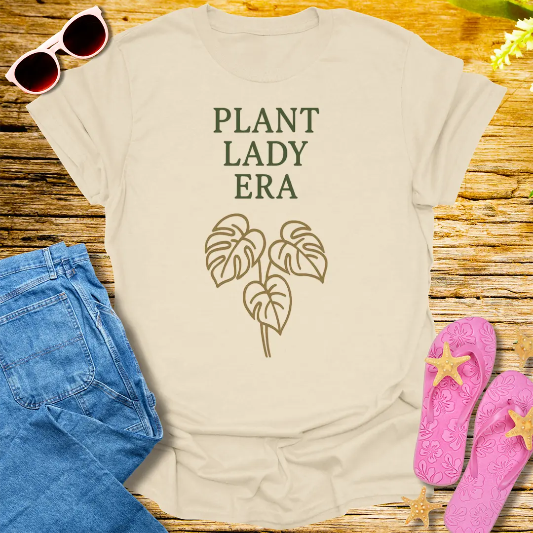 Plant Lady Era T-Shirt - Natural