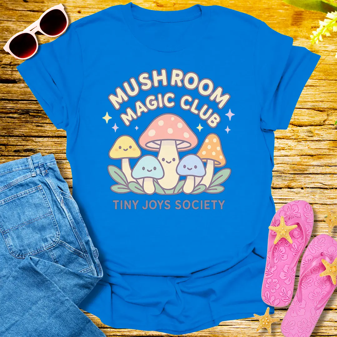 Mushroom Magic Club T-Shirt - Royal