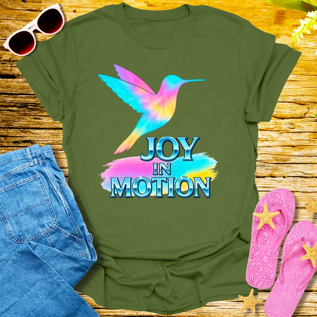 Joy in Motion T-Shirt - Military Green