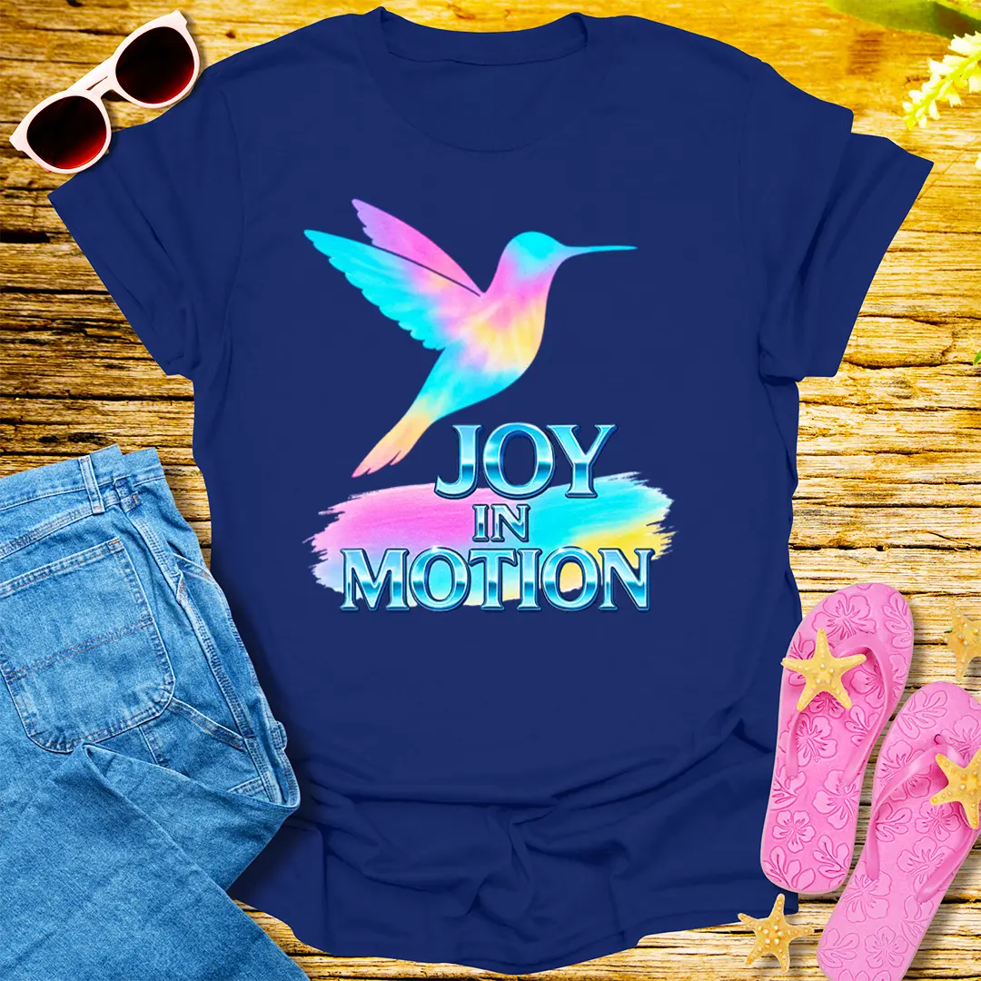 Joy in Motion T-Shirt - Navy