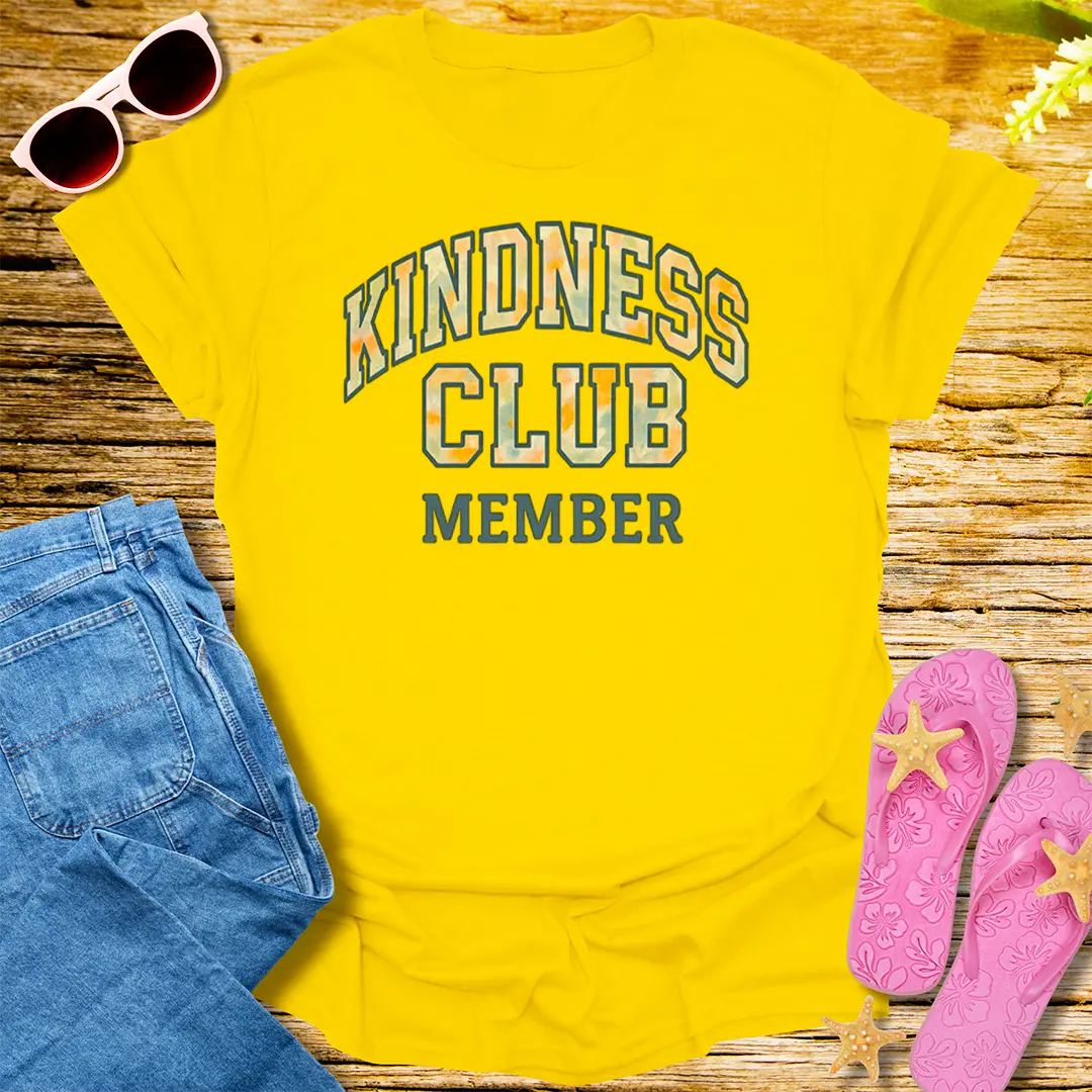 Kindness Club Member T-Shirt - Daisy