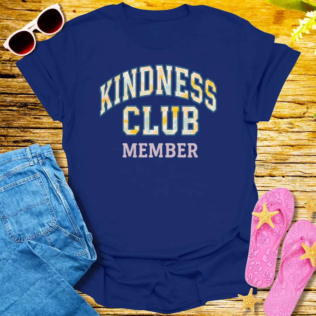Kindness Club Member T-Shirt - Navy