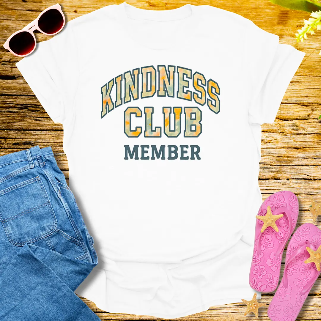 Kindness Club Member T-Shirt - White