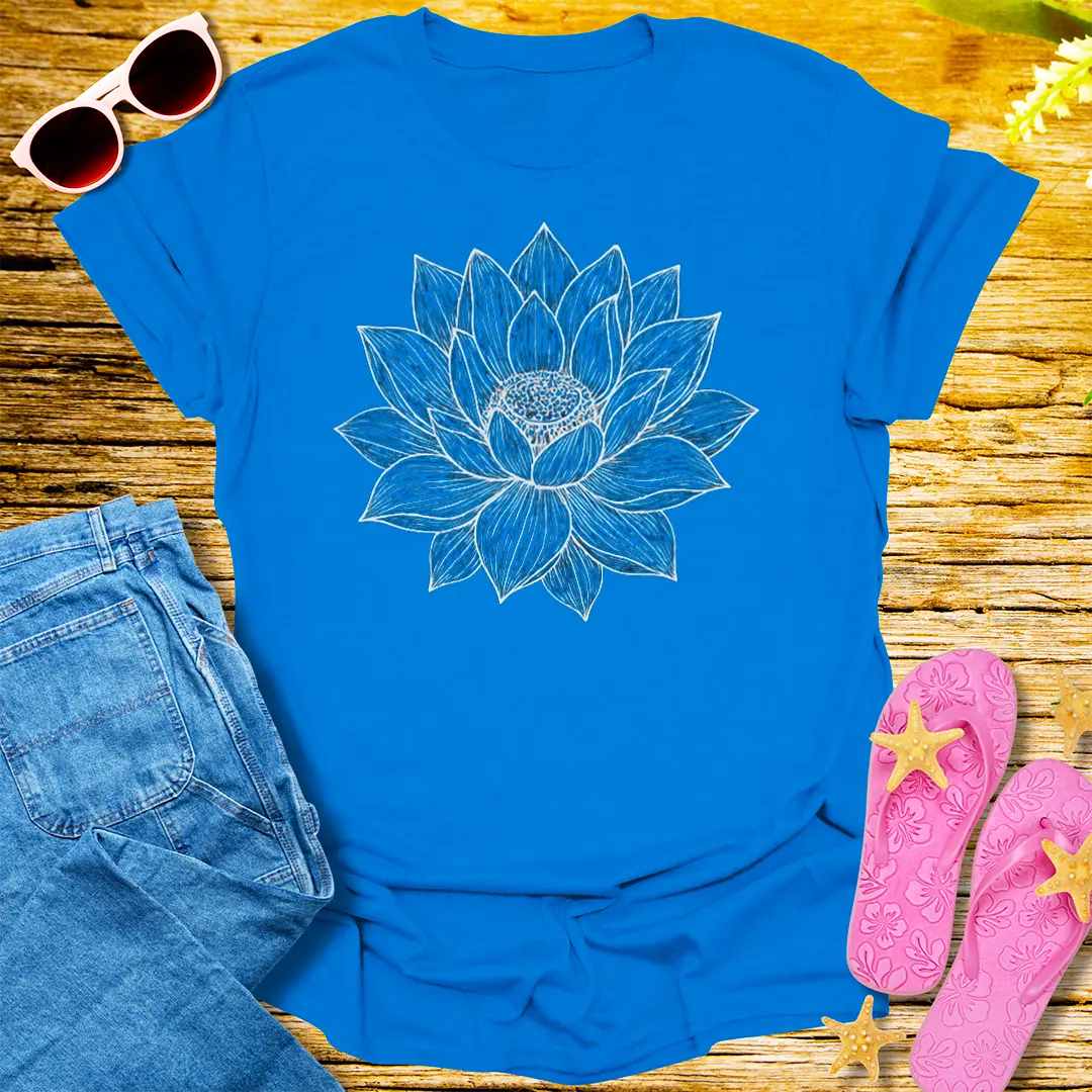 Sacred Bloom T-Shirt - Royal