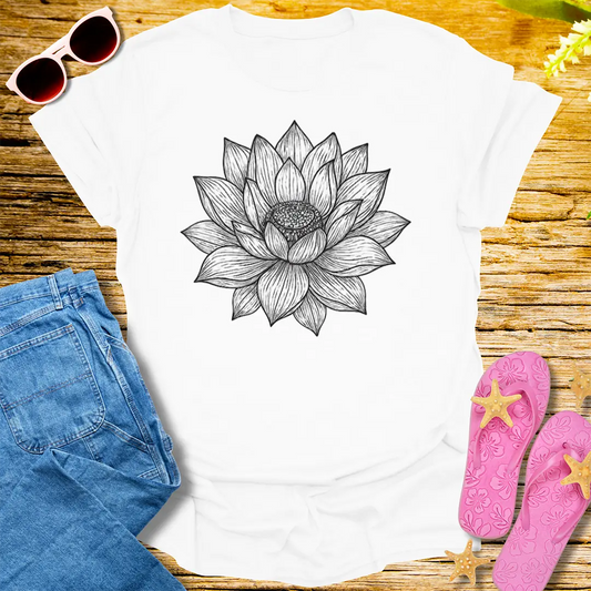 Sacred Bloom T-Shirt - White