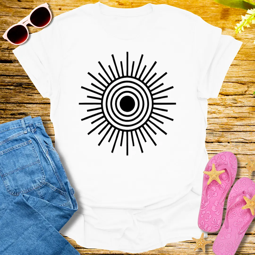 Celestial Radiance T-Shirt - White
