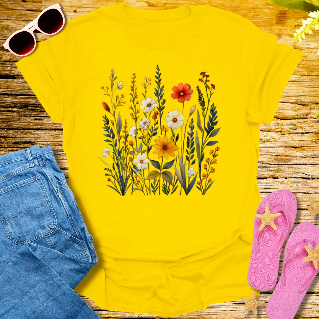 Wildflower Bloom T-Shirt - Daisy