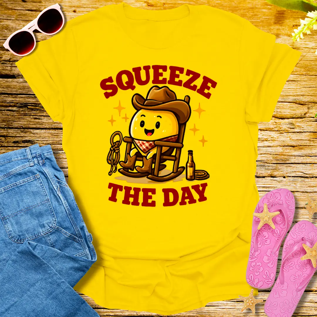 Squeeze the Day T-Shirt - Daisy