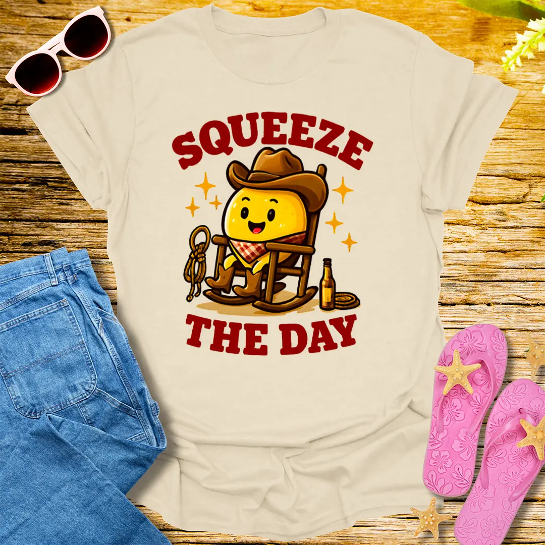 Squeeze the Day T-Shirt - Natural