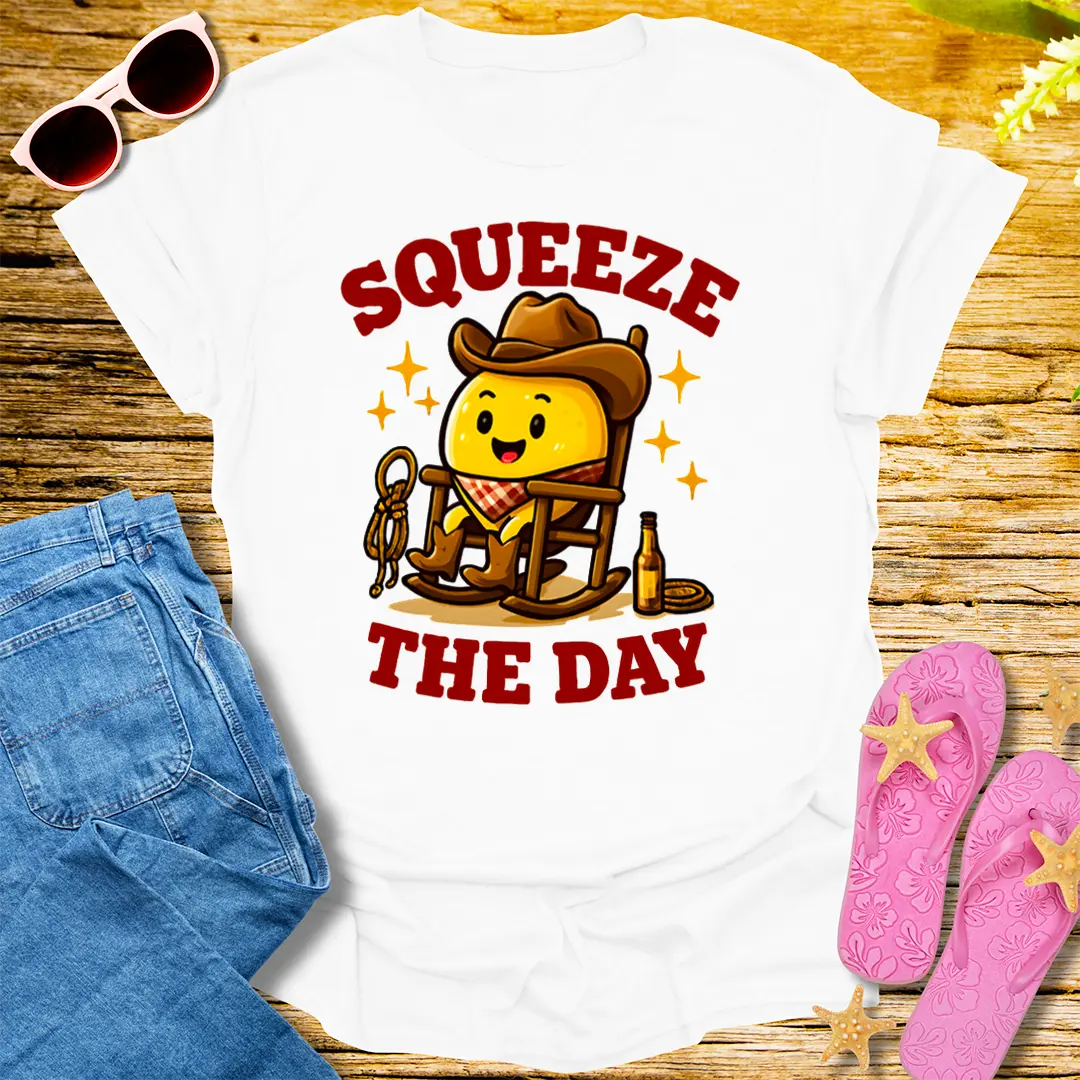 Squeeze the Day T-Shirt - White
