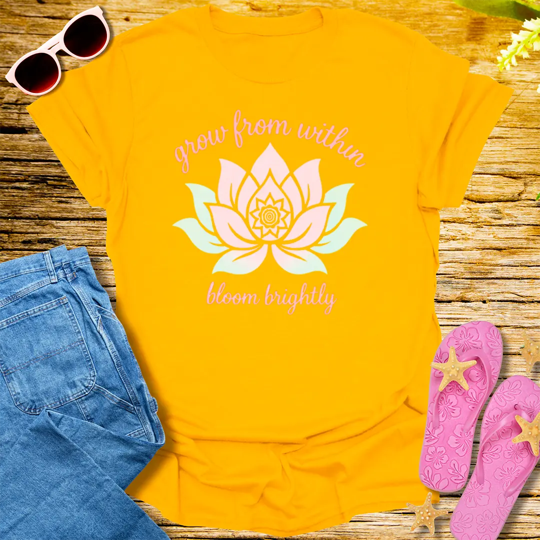 Grow From Within T-Shirt - Gold