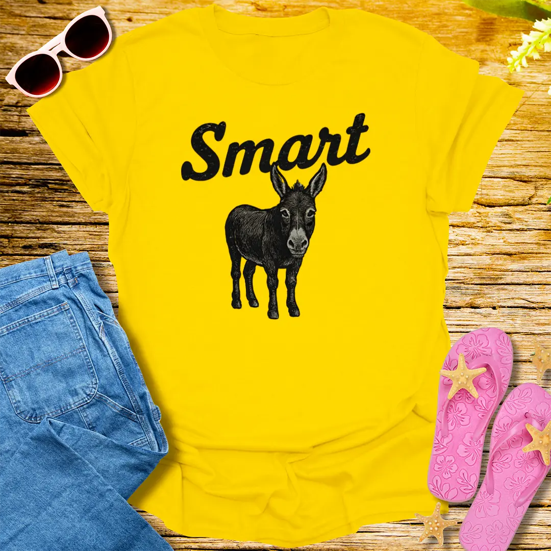 Smart Donkey T-Shirt - Daisy