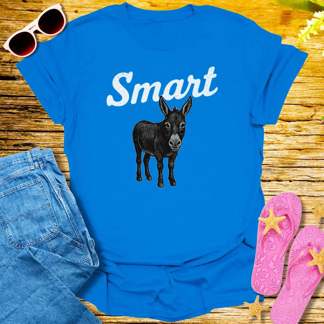 Smart Donkey T-Shirt - Royal