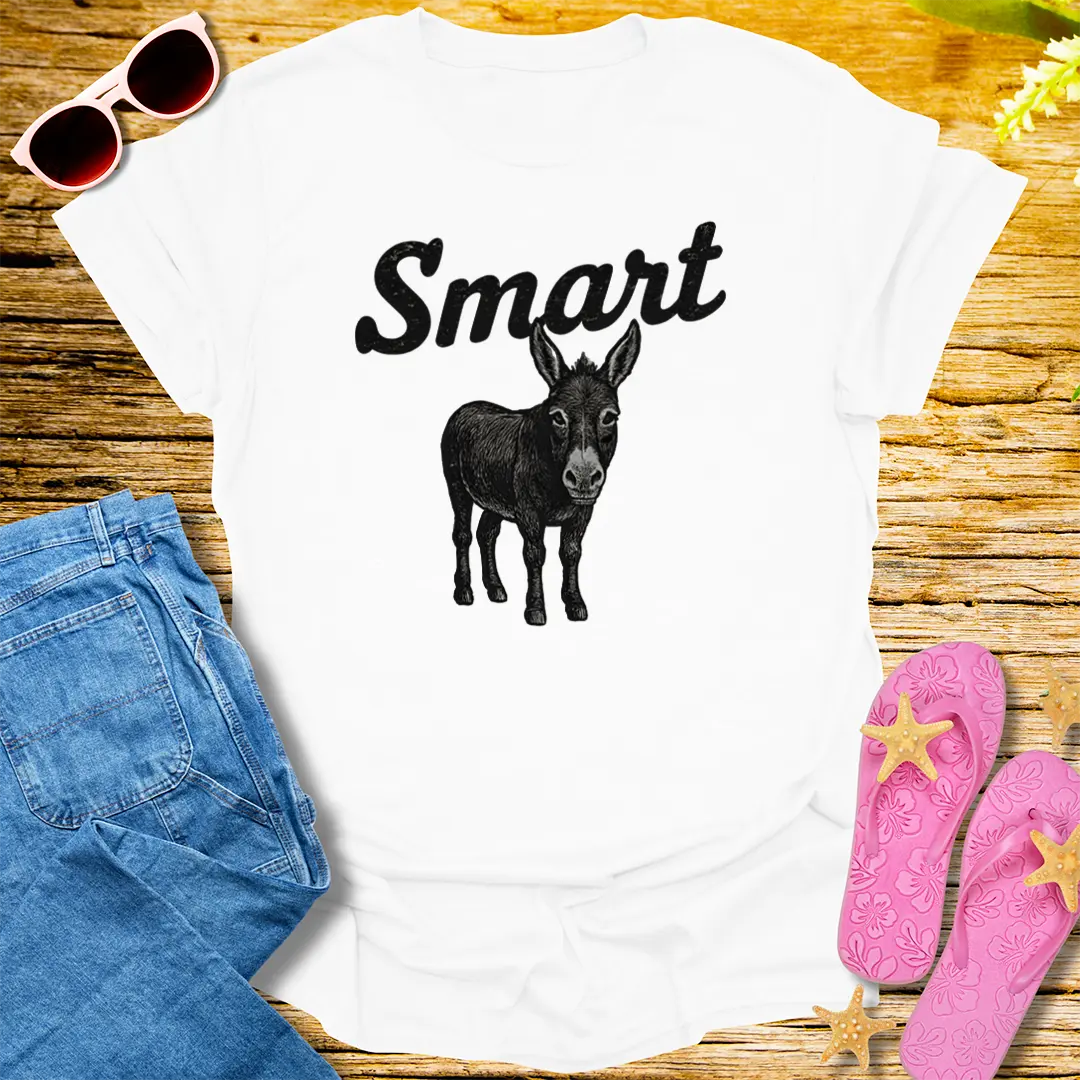 Smart Donkey T-Shirt - White