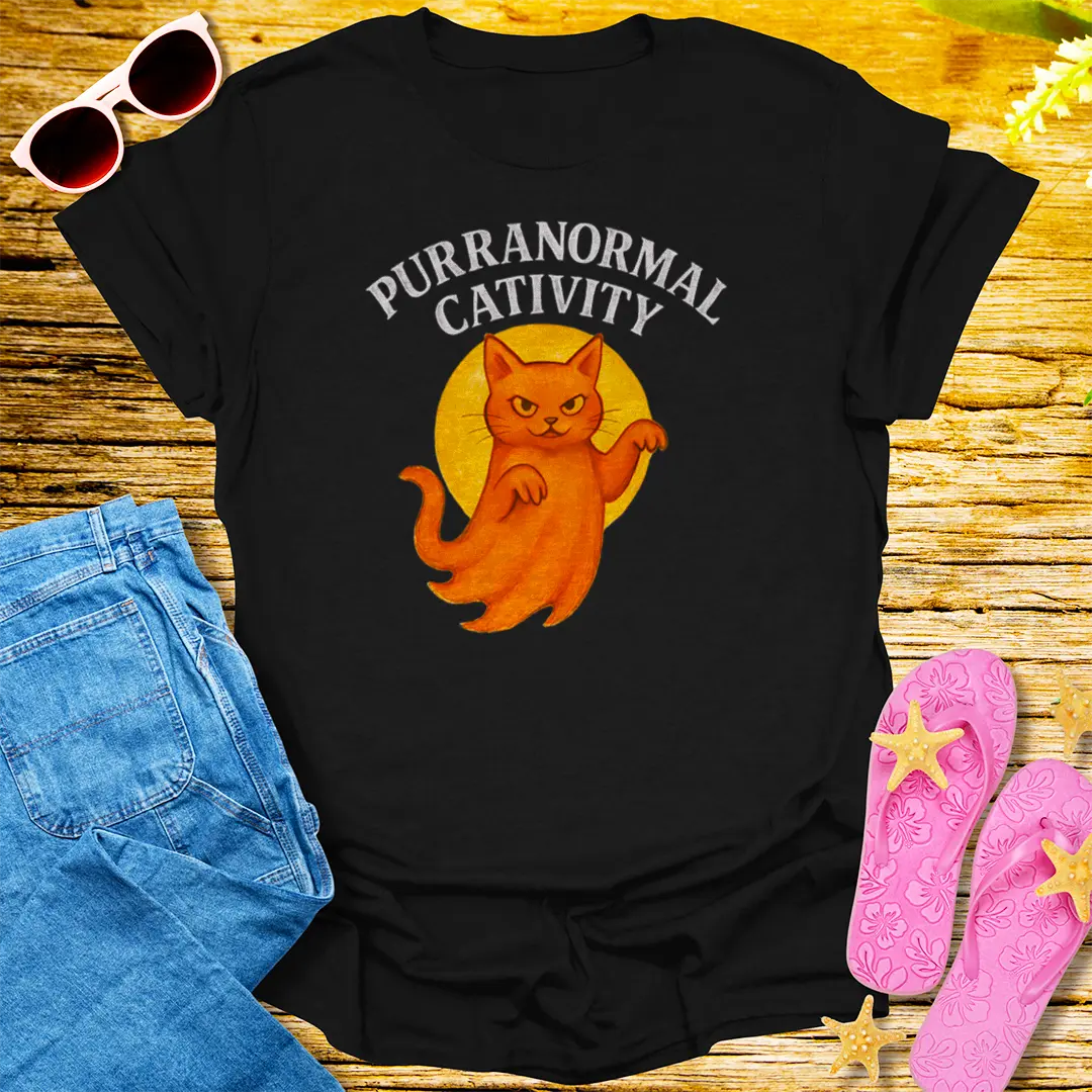 Purranormal Cativity T-Shirt - Black