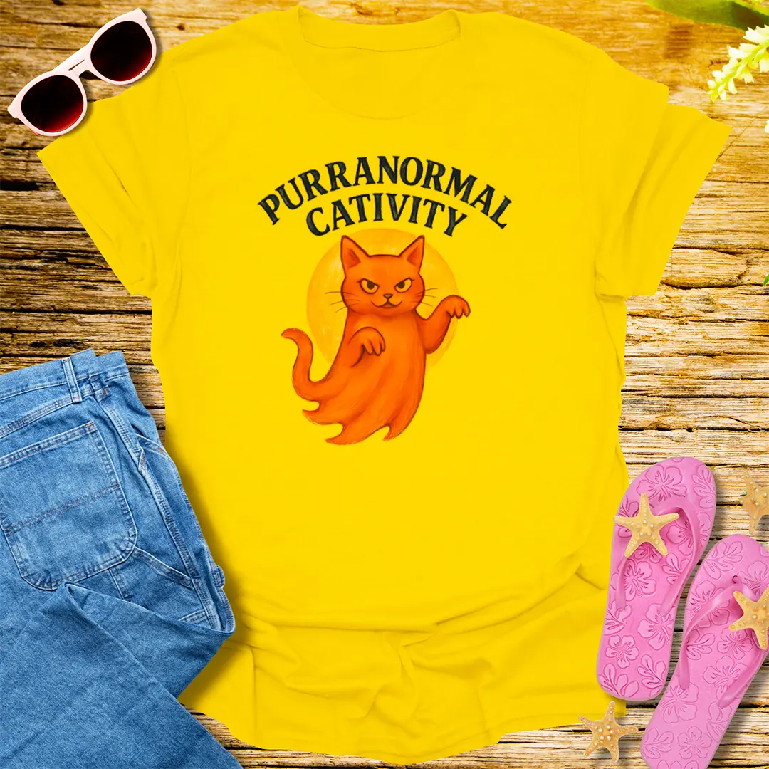 Purranormal Cativity T-Shirt - Daisy