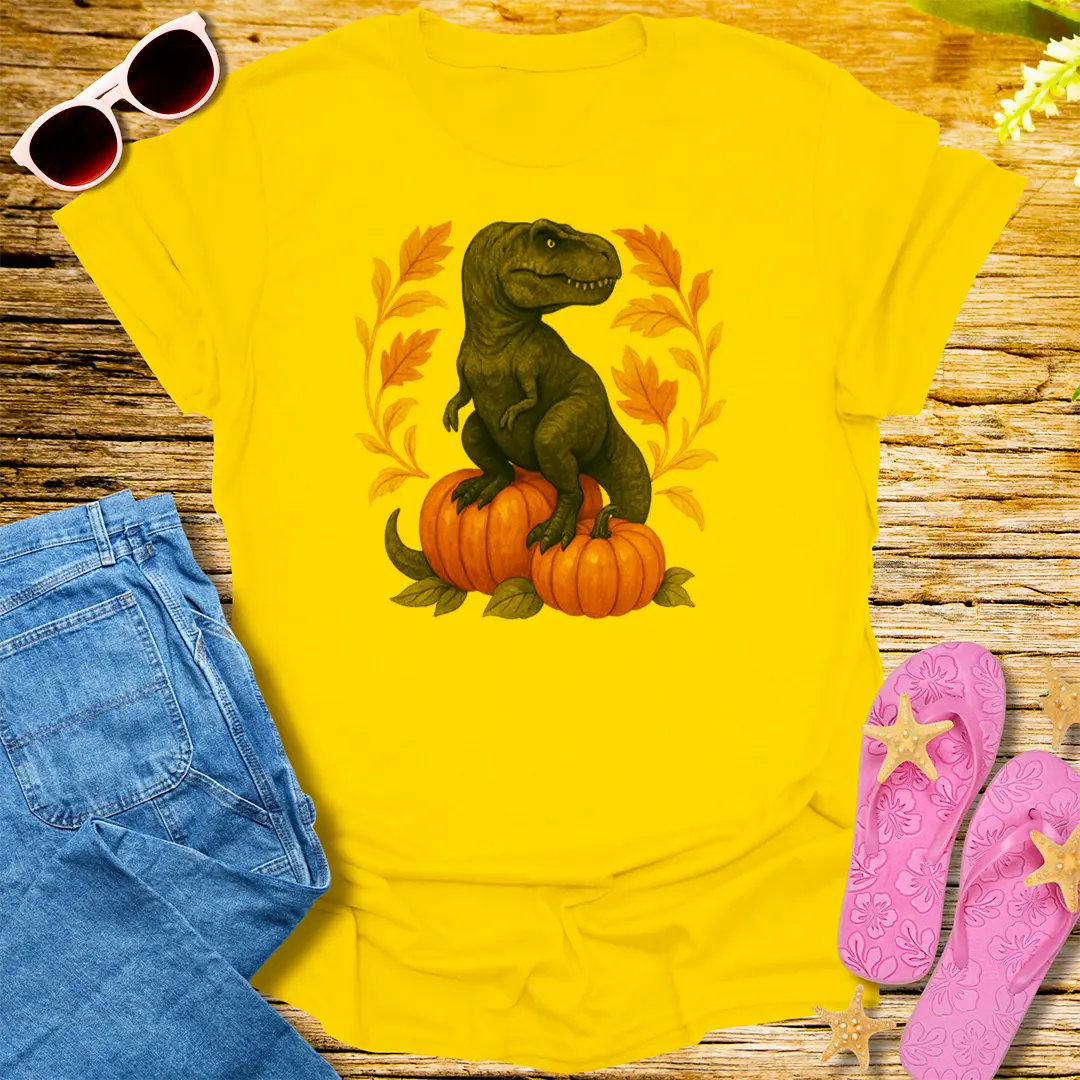 Pumpkin Rex T-Shirt - Daisy