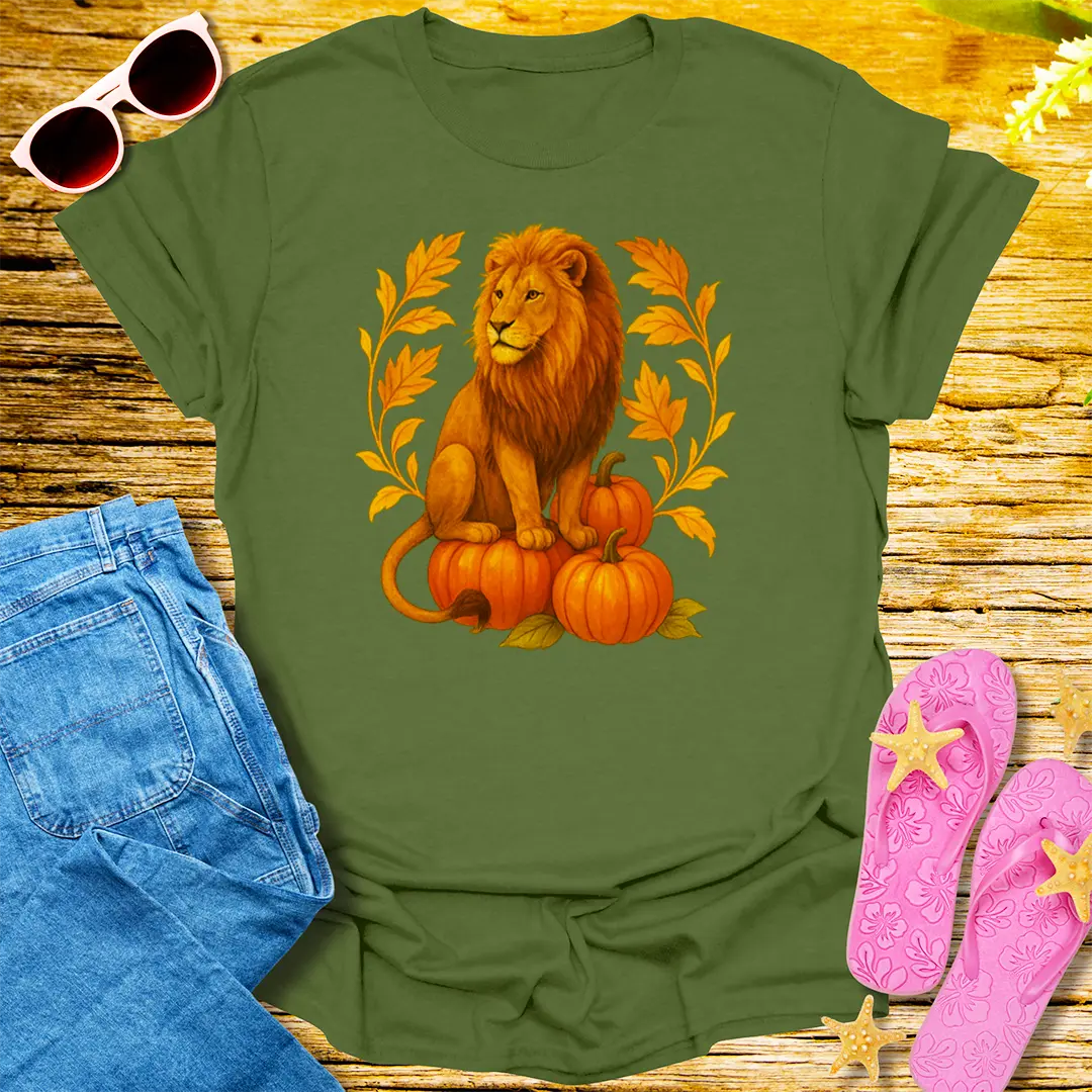 Autumn Majesty T-Shirt - Military Green