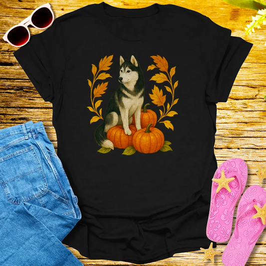 Autumn Husky T-Shirt - Black