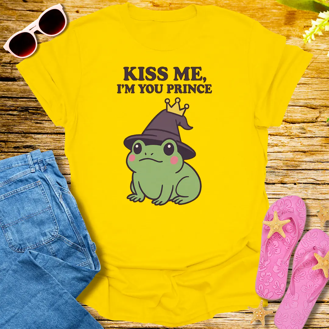Kiss Me Prince T-Shirt - Daisy