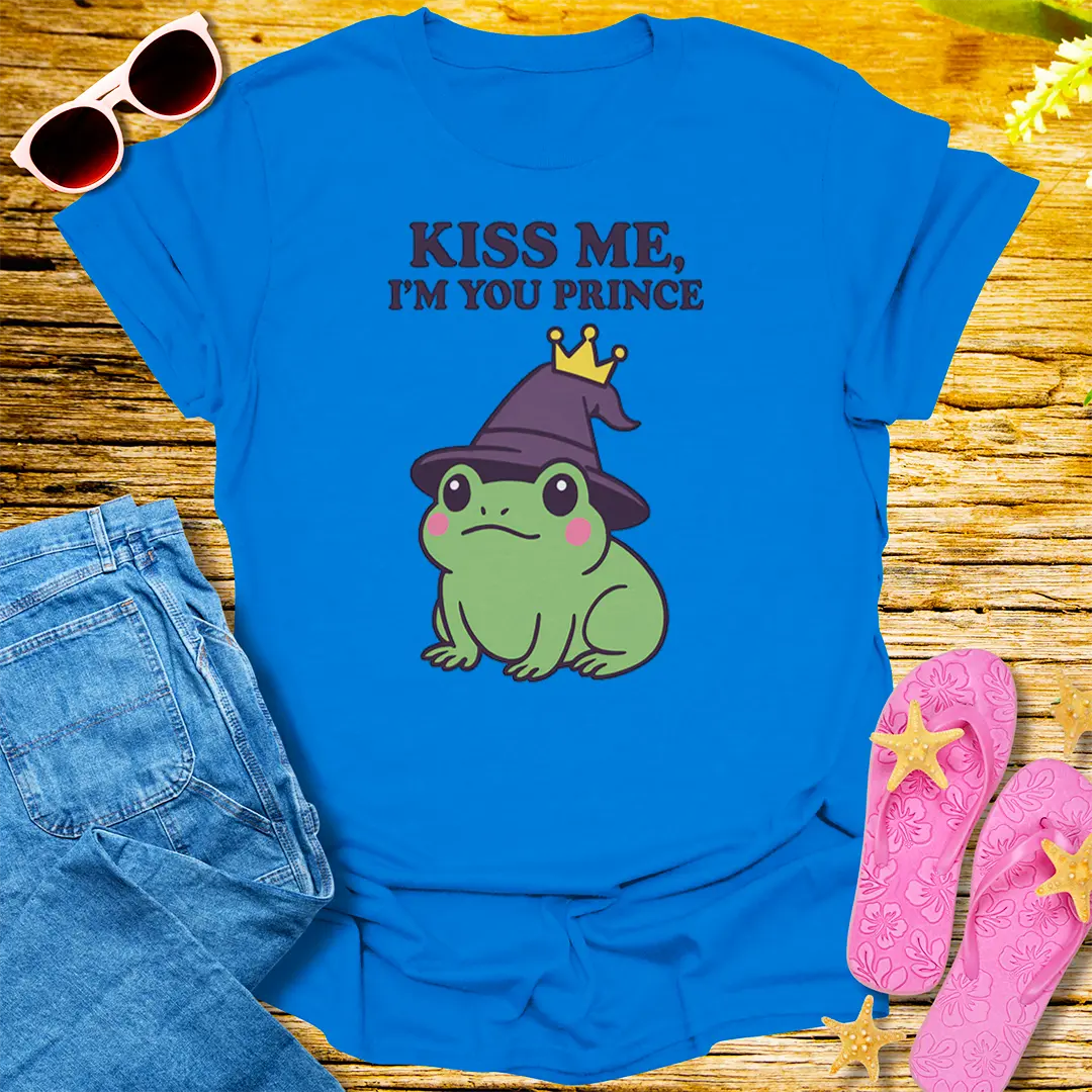 Kiss Me Prince T-Shirt - Royal