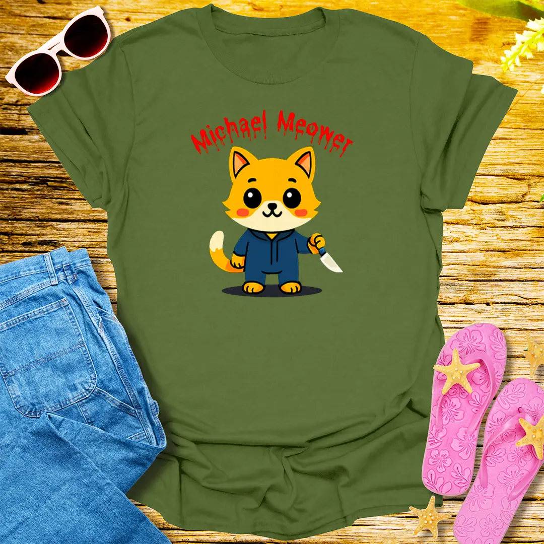 Michael Meower T-Shirt - Military Green