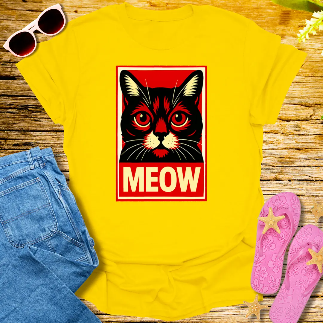 Revolutionary Meow T-Shirt - Daisy