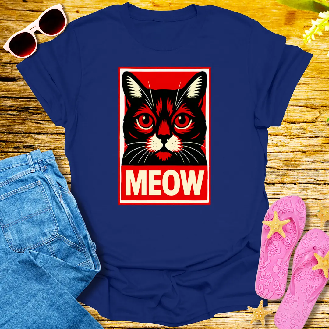 Revolutionary Meow T-Shirt - Navy