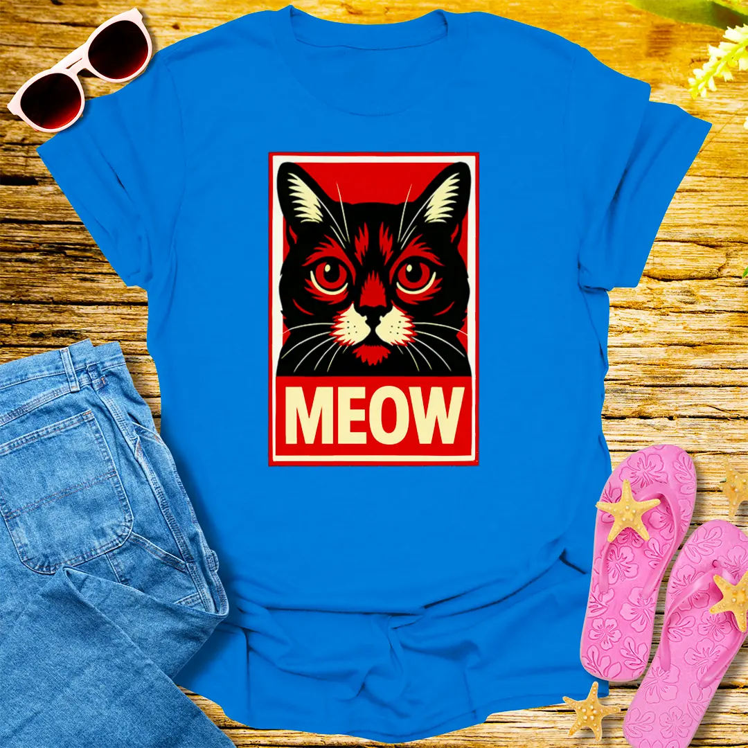 Revolutionary Meow T-Shirt - Royal