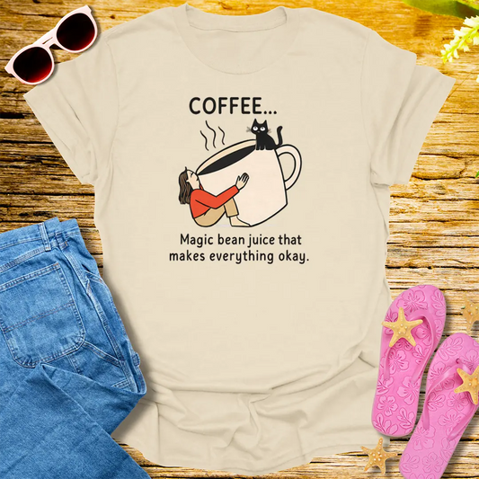 Magic Bean Juice T-Shirt - Natural