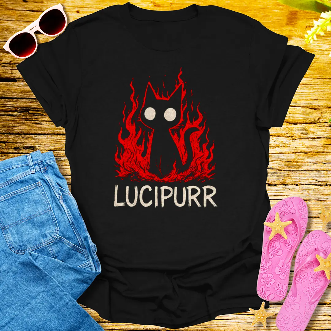 Lucipurr Firestarter T-Shirt - Black